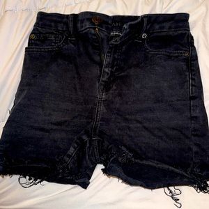 American eagle jean shorts black Size 2